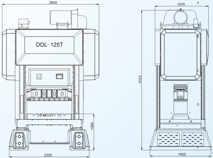 DDL-125T閉式雙點高速精密沖床 DDL-125T閉式雙點高速精密沖床
